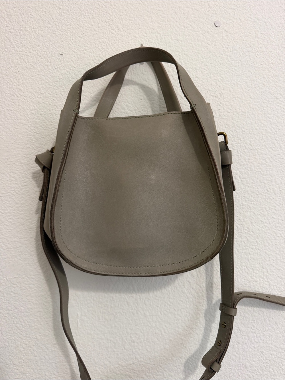 Madewell Leather Crossbody Saddle Bag - Women